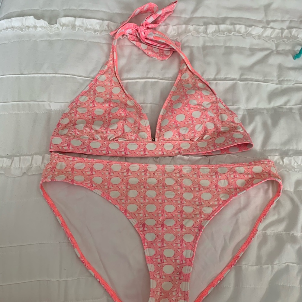 Pink Vineyard Vines Bikini Set